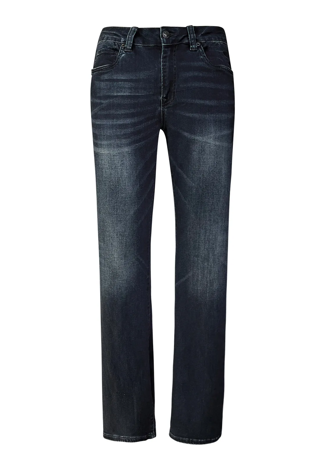 Relaxed Straight Driven Men's Jeans in Authentic Indigo - BM22137