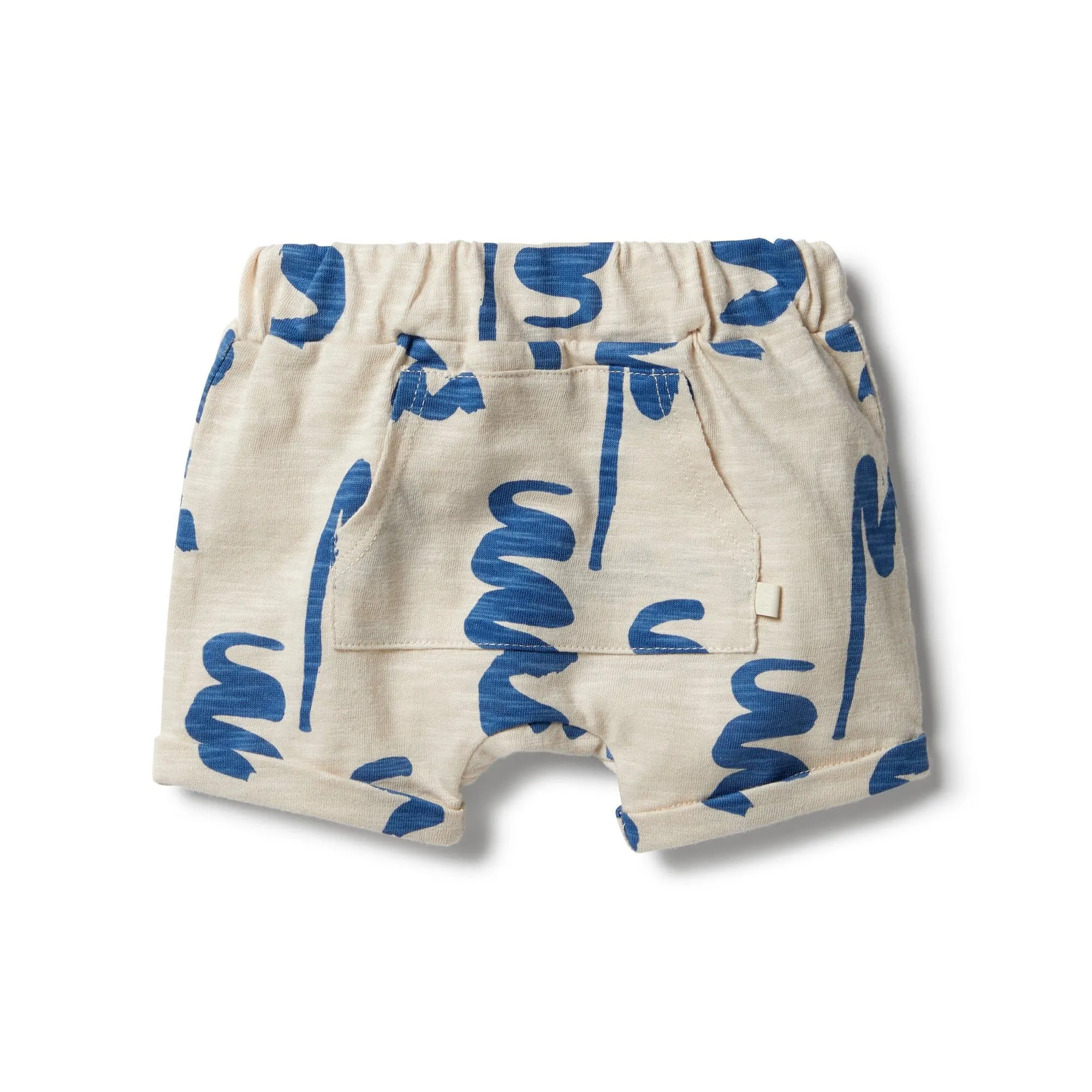 Scribble Slouch Shorts