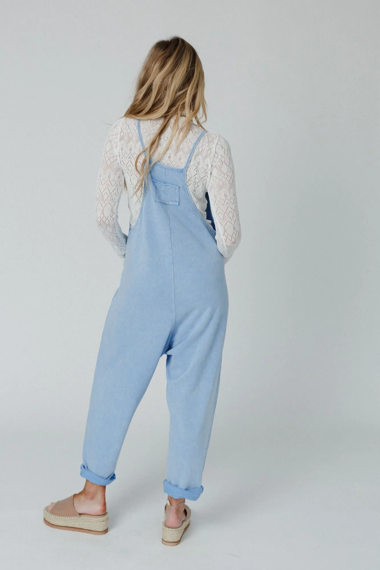 Serene State Harem Jumpsuit - Blue