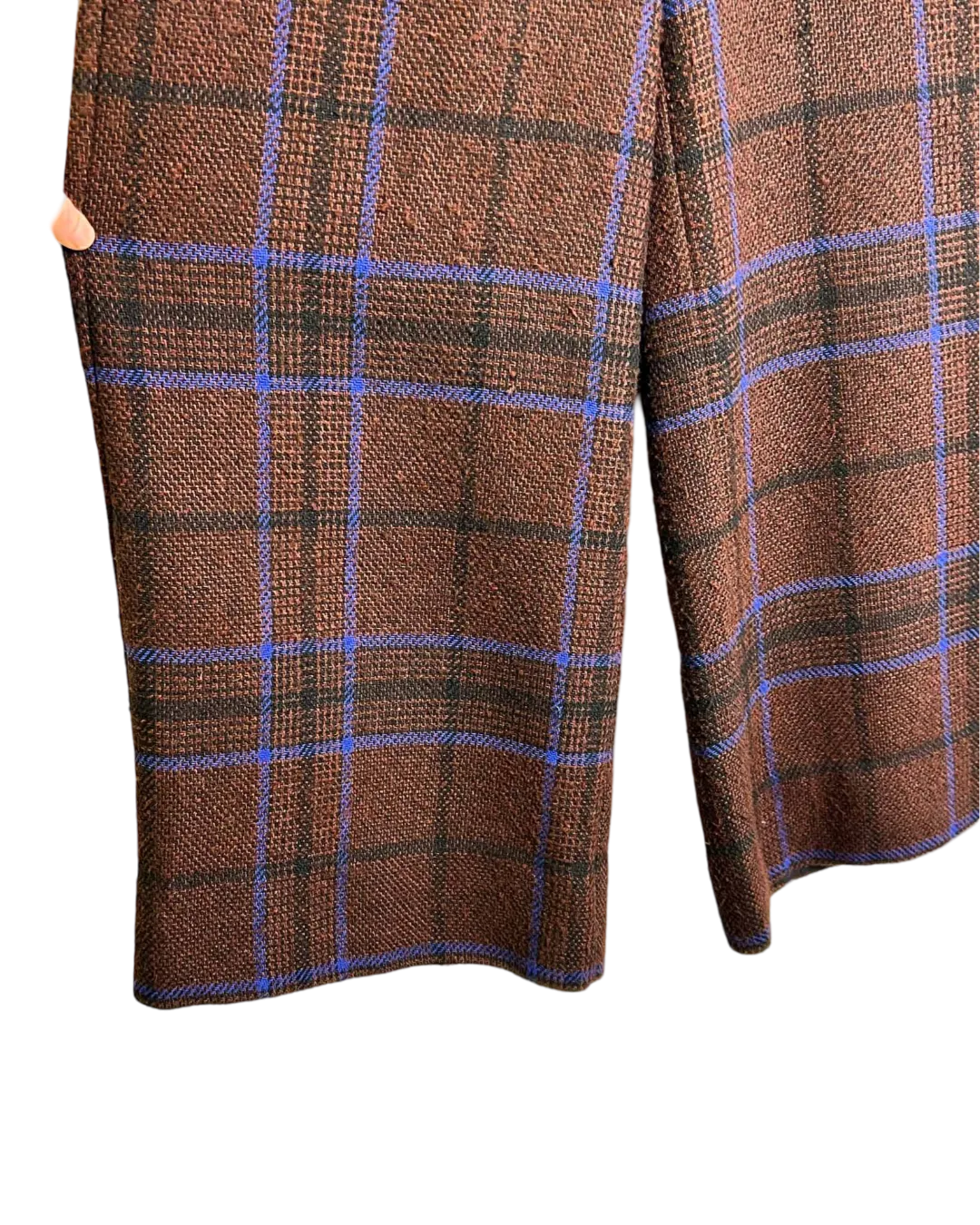 Size M - Alpha60 Brown Check Pants