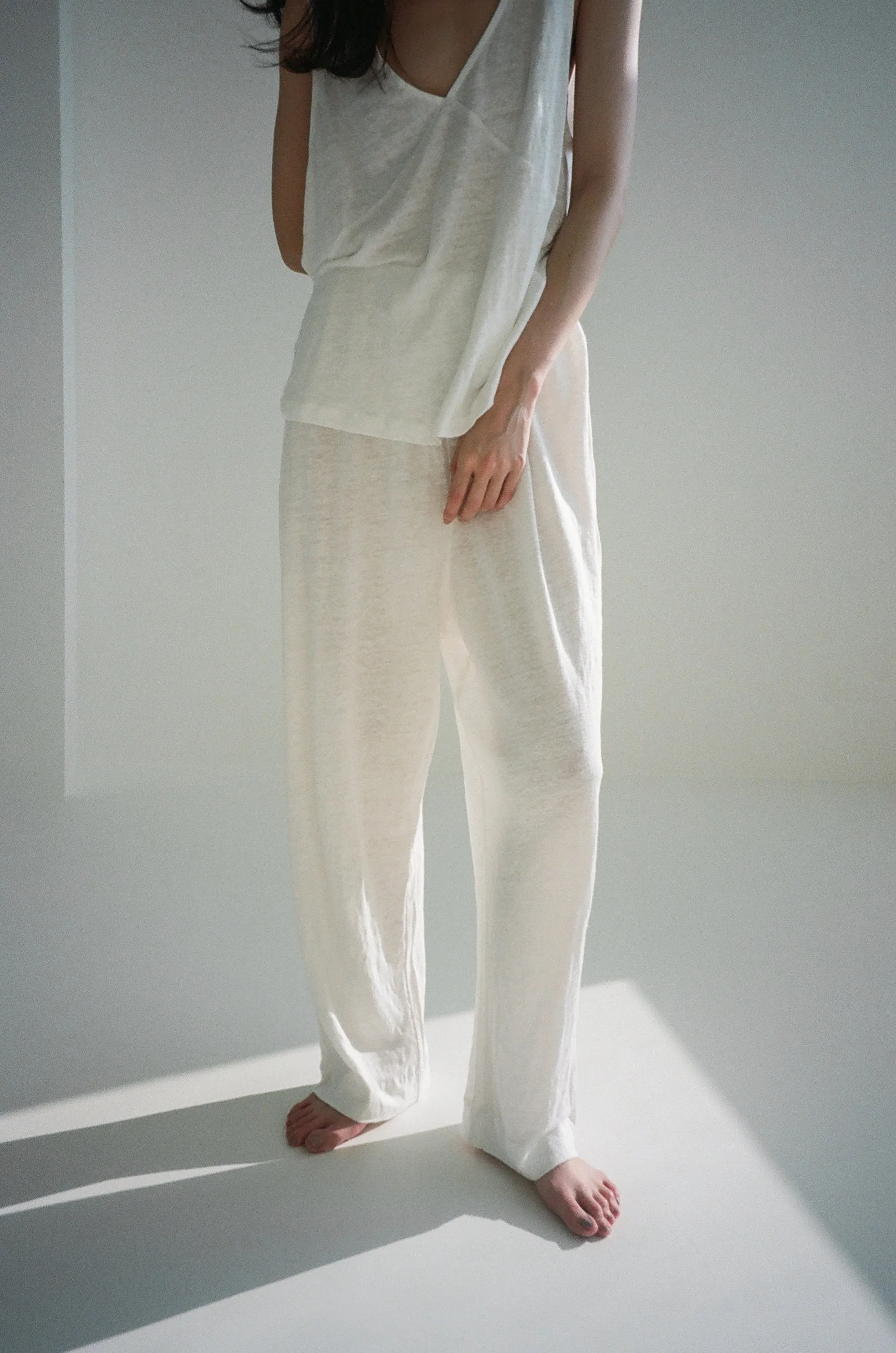 soft pant - ecru