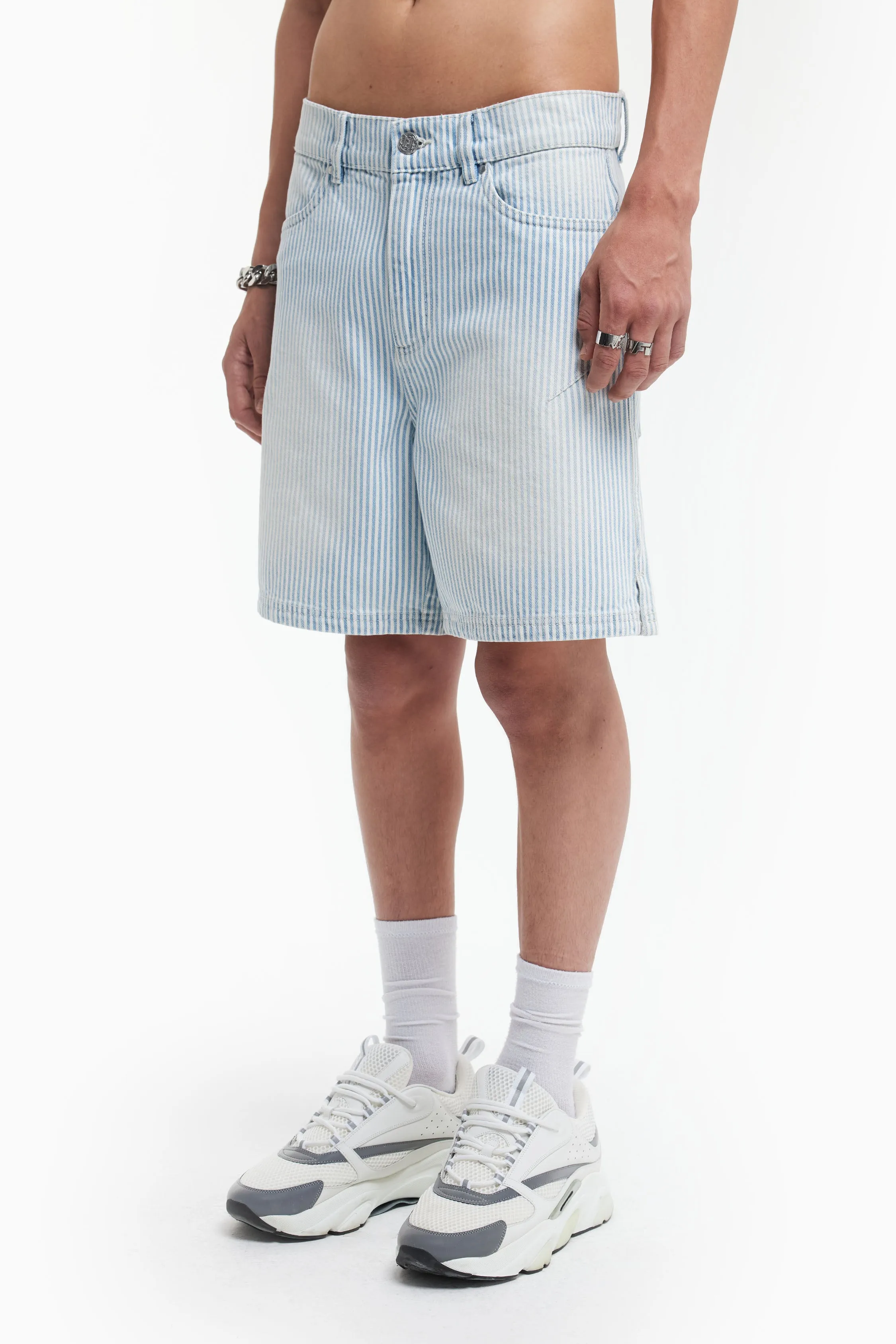 STRIPES BLUE SHORTS