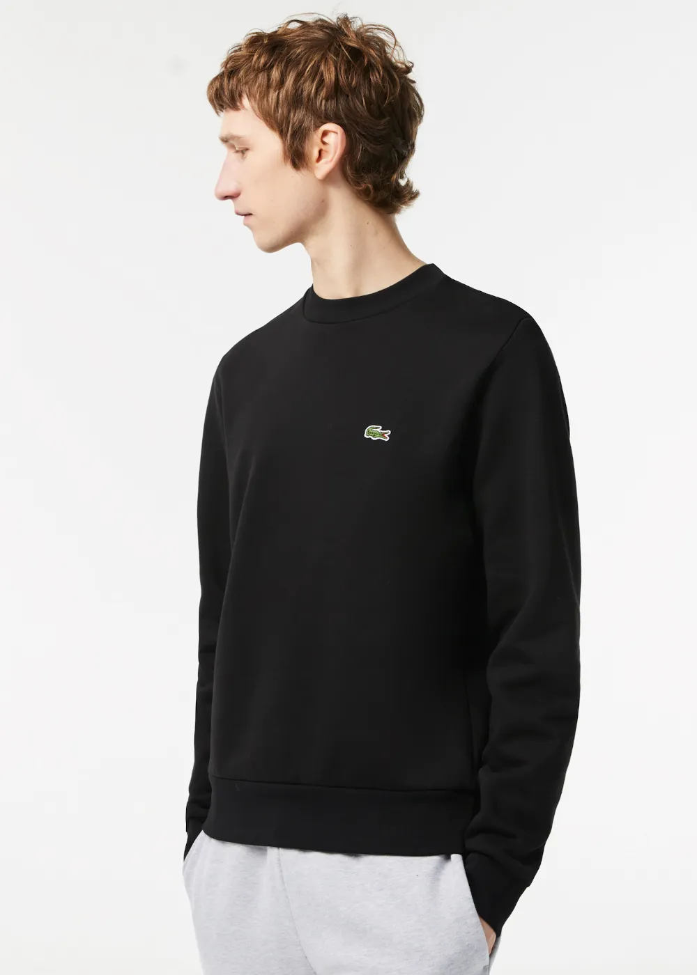 Sweat-shirt Lacoste iconique noir