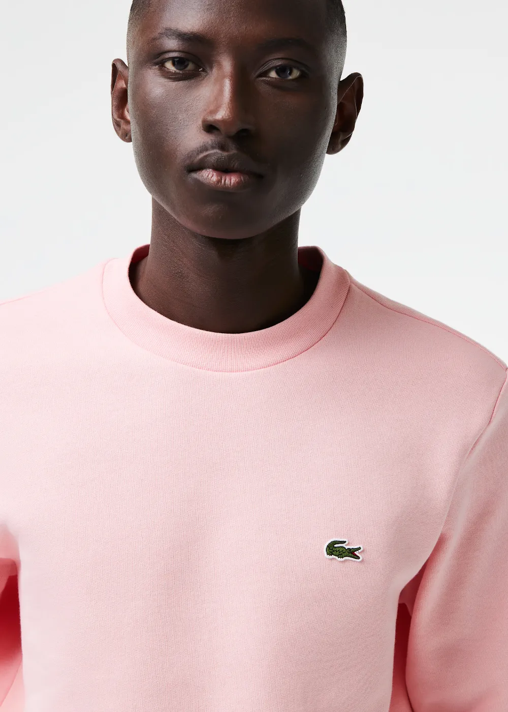 Sweat-shirt Lacoste iconique rose