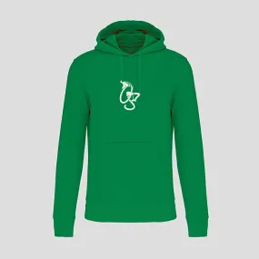 Sweat à capuche Christmas vert