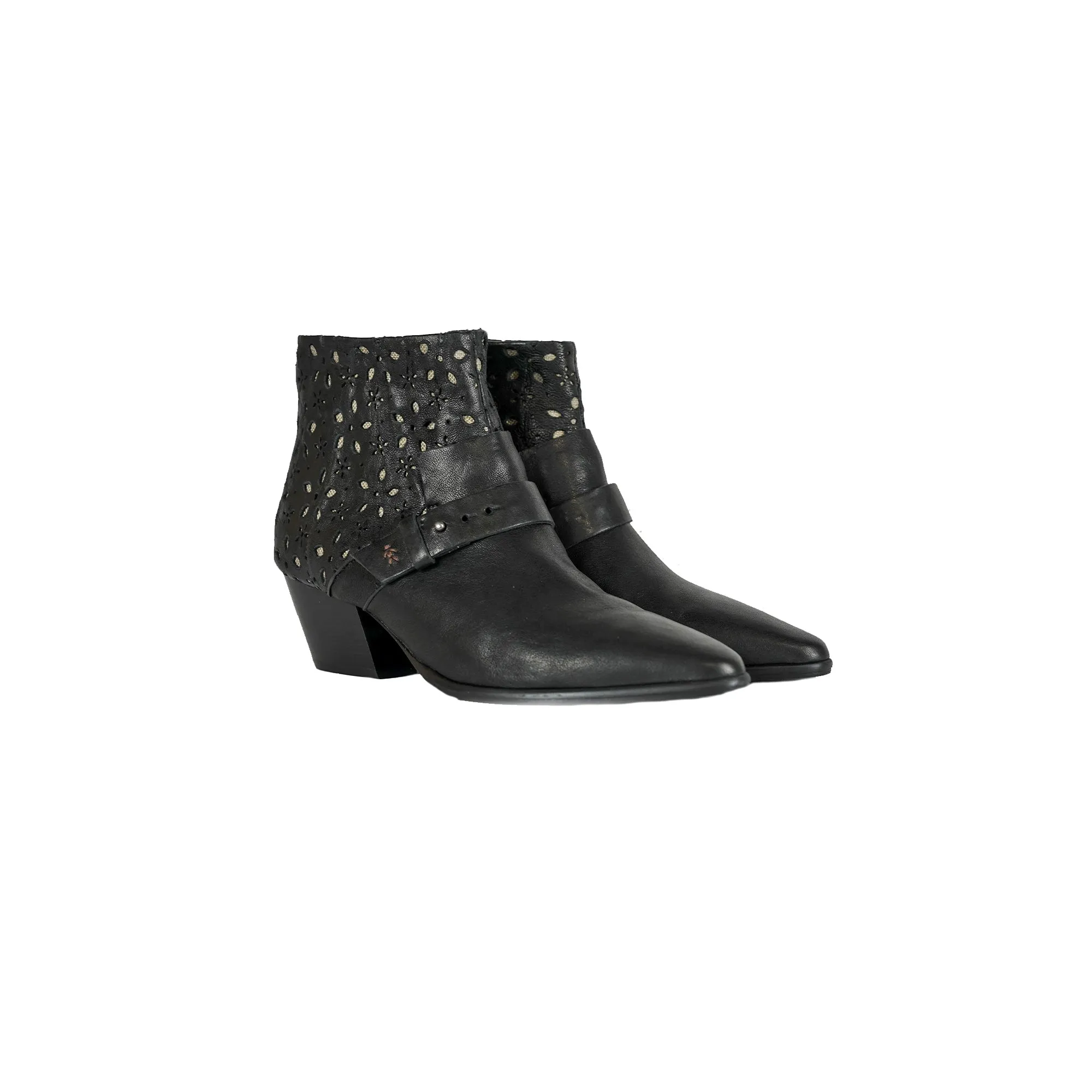 Western Bootie Baku Black