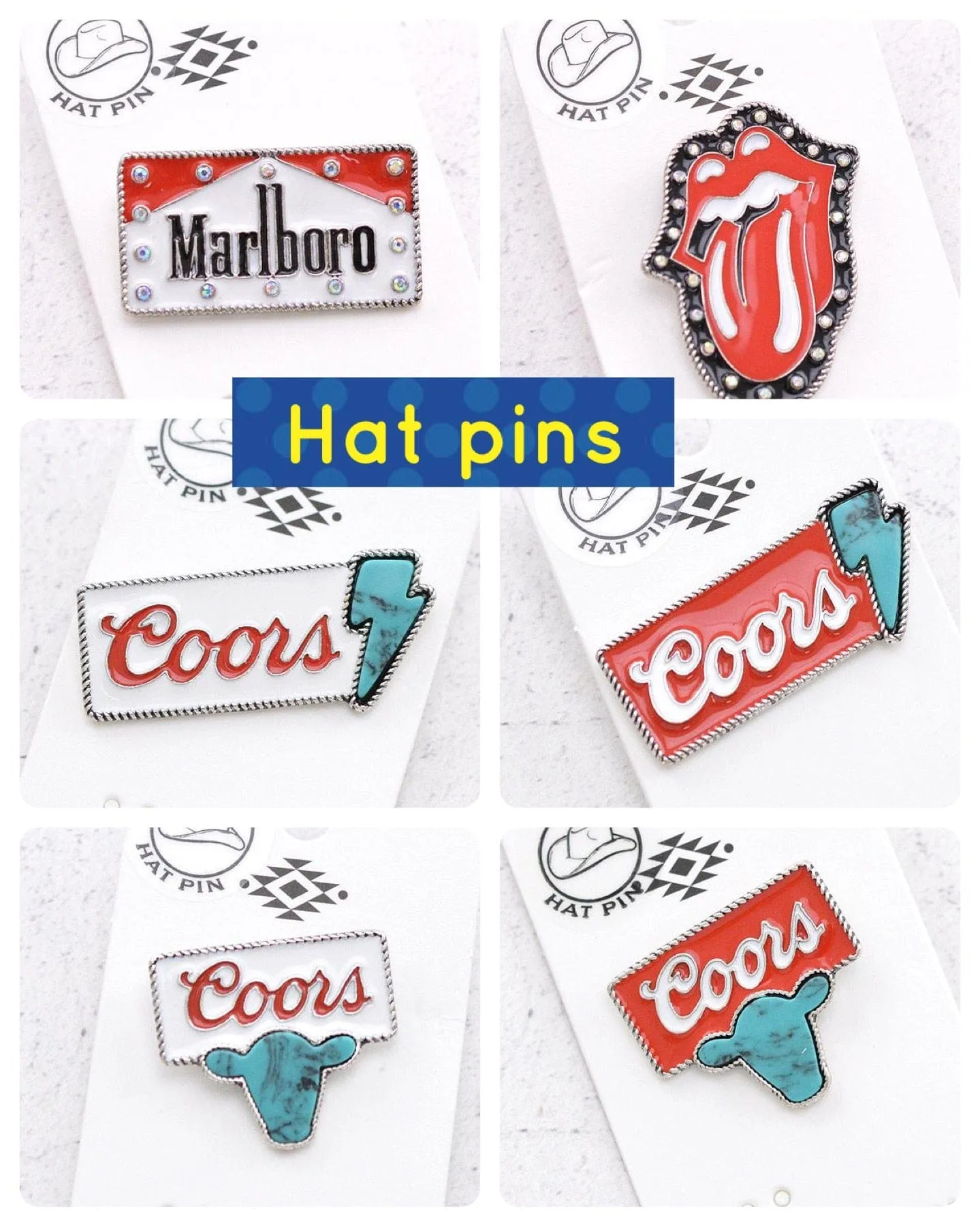 Western hat pin