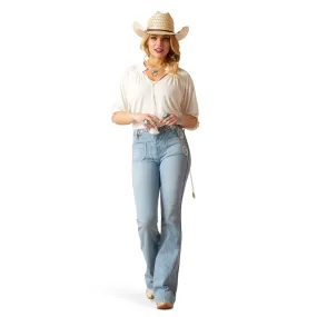 Women's Ariat High Rise Laser Stripe Wide Leg